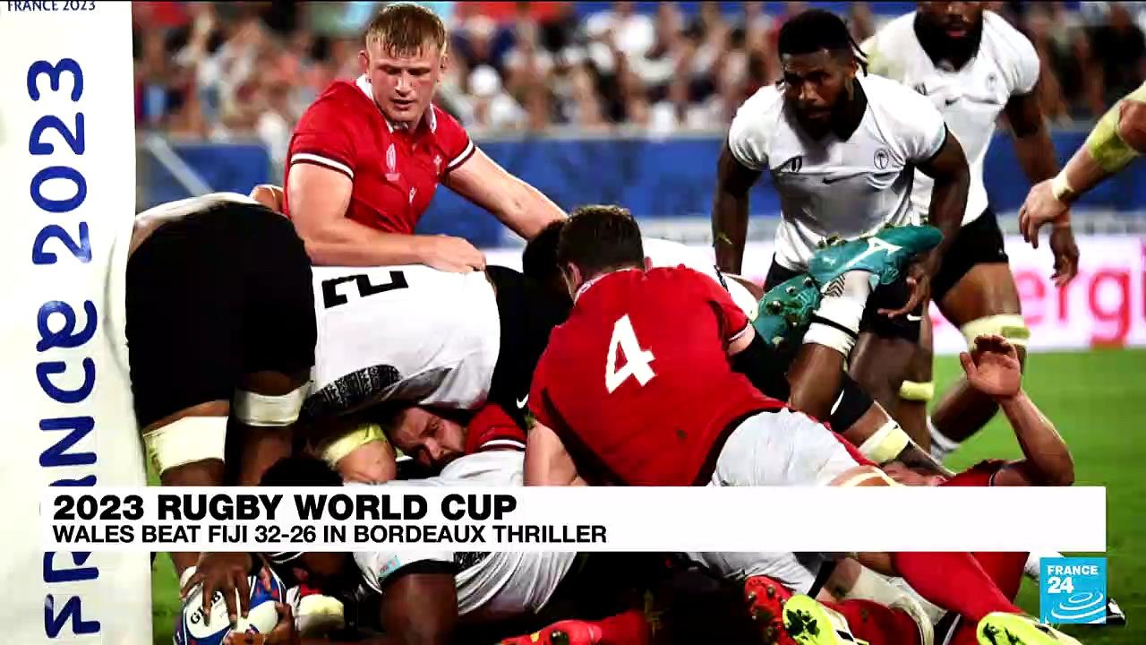 2023 Rugby World Cup: Wales beat Fiji 32-26 in Bordeaux thriller
