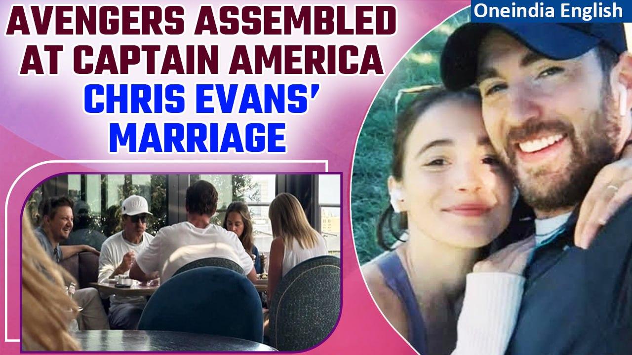 Captain America actor Chris Evans marries Alba Baptista; Avengers spotted partying | Oneindia News