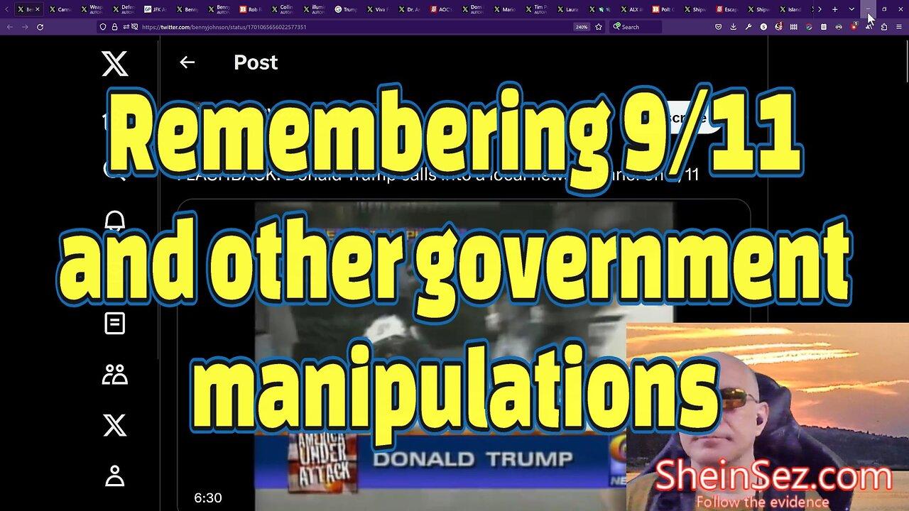 Remembering 9/11 and other US government manipulations of the public-SheinSez 2