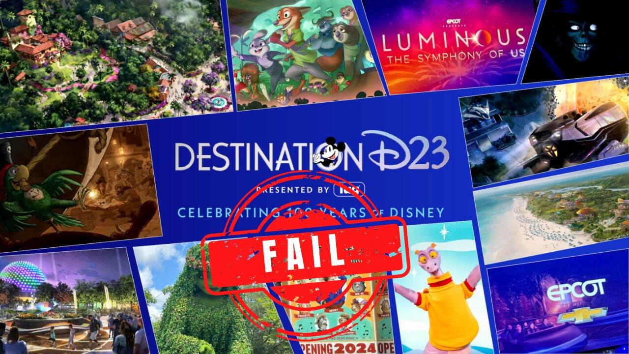 Destination D23 FAIL. Disney Parks Dark Future