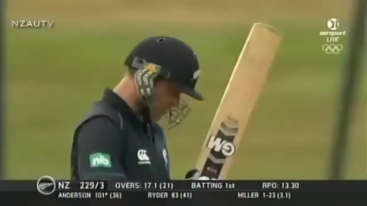 Corey Anderson  100 From  36 Balls  Fastest Odi Hundred in circket history