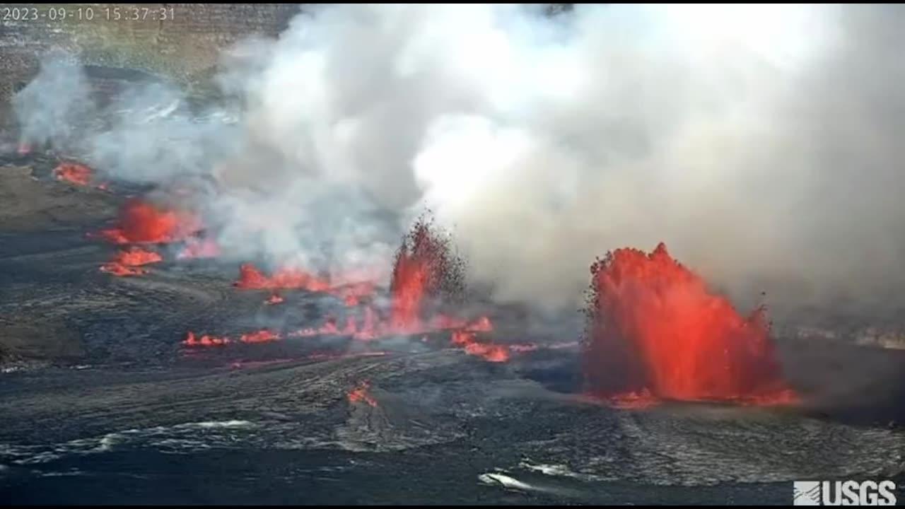 💥🔥  Kilauea volcano in Hawaii is erupting - USGS