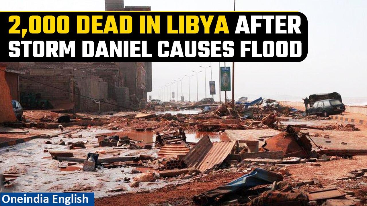 Storm Daniel wreaks havoc in Libya; at least 2000 dead, more missing as dam collapses |Oneindia News