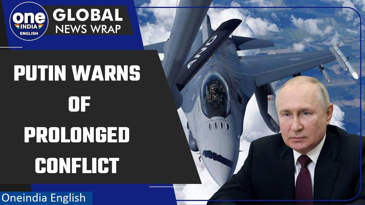 Putin says West sending F-16s to Ukraine will 'only prolong conflict | Oneindia News