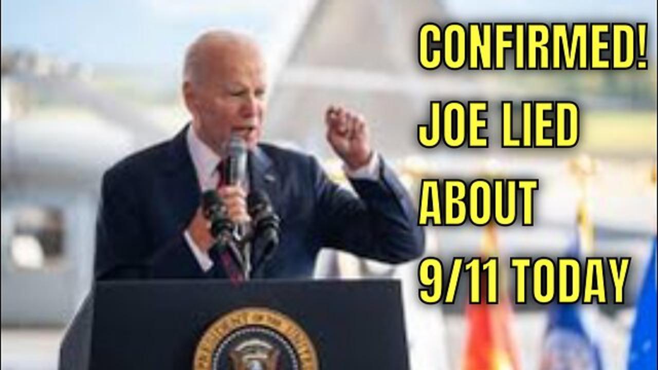 BOOM!💥CONFIRMED! Joe Biden indeed LIED Today about being at Ground Zero the day after 9/11