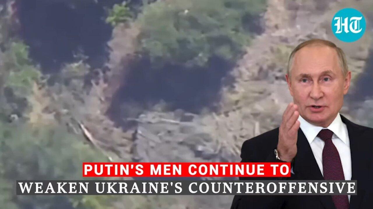 Putin's Men Blow Up West's Artillery In Donetsk | Watch Russian Lancet 'Sting' Ukrainian Vehicle