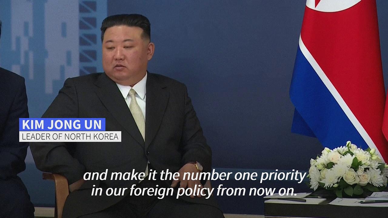 Kim Jong Un says deepening ties with Russia is ‘number one priority’