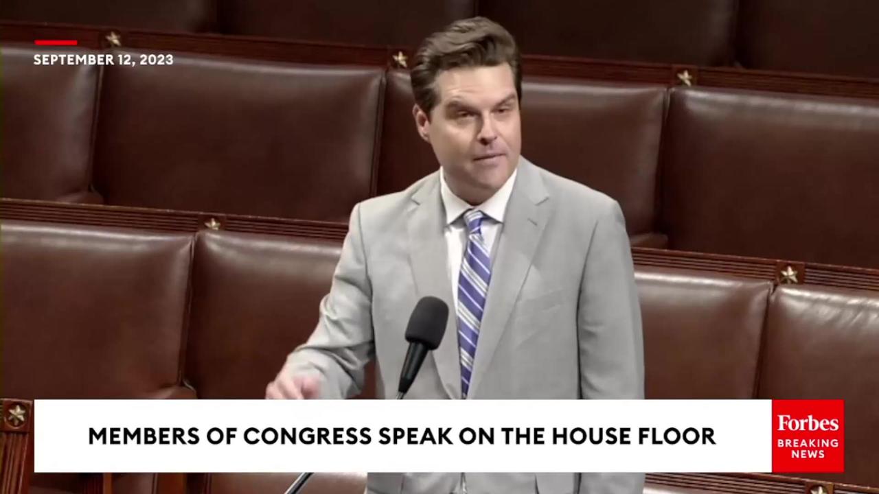 Matt Gaetz takes Kevin McCarthy to task for his failures as House speaker