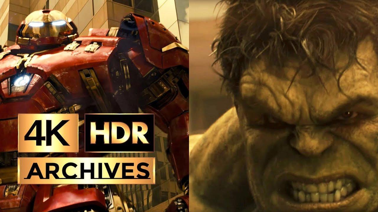 Hulk_vs_HulkBuster Fight Scene Avengers Age of Ultron (2015) Movie CLIP HD(1080p60)