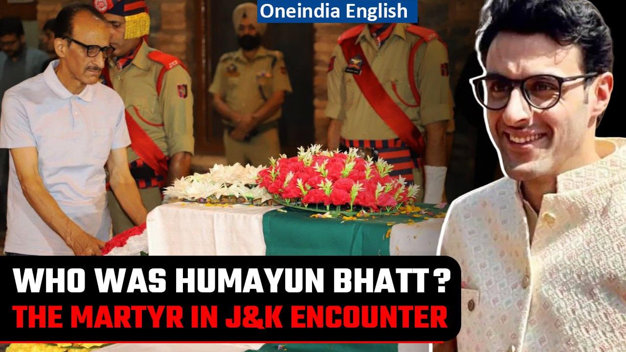 Anantnag Encounter: J&K cop Humayun Bhat laid to rest, father pays last respects | Oneindia News