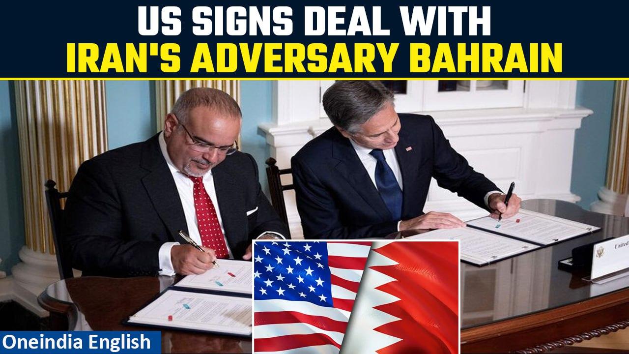 US’ Antony Blinken sign strategic security and economic agreement with Bahrain PM | Oneindia News