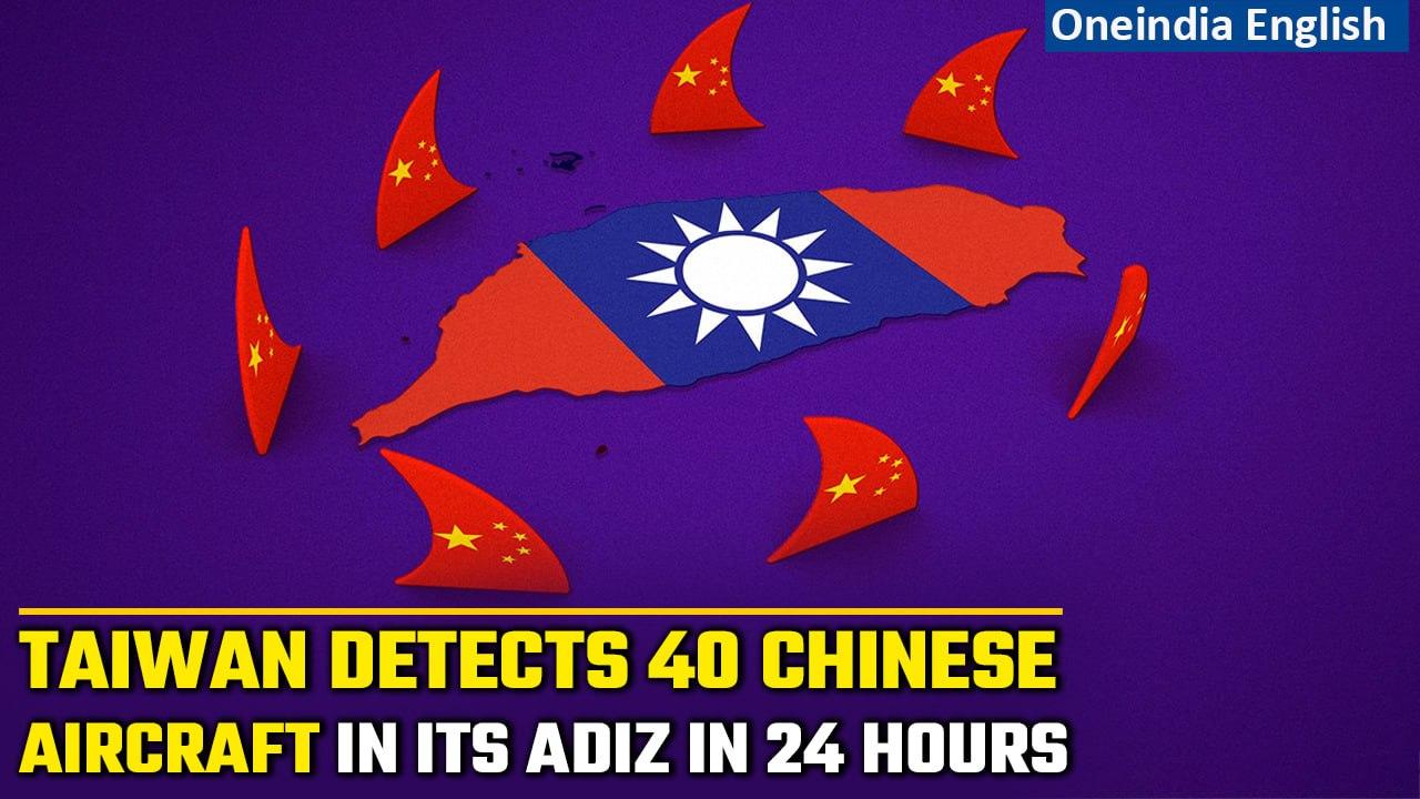 Taiwan claims to detect 68 Chinese warplanes and 10 vessels near self-ruled island | Oneindia News