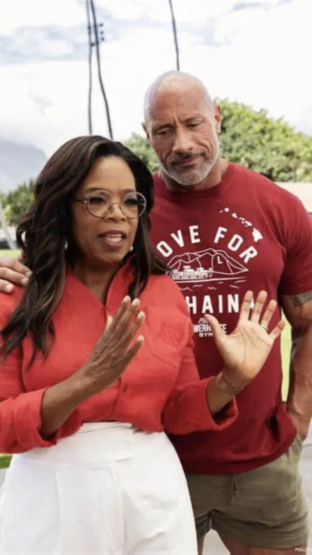 Oprah & The Rock Donate $10 Million To Hawaii!