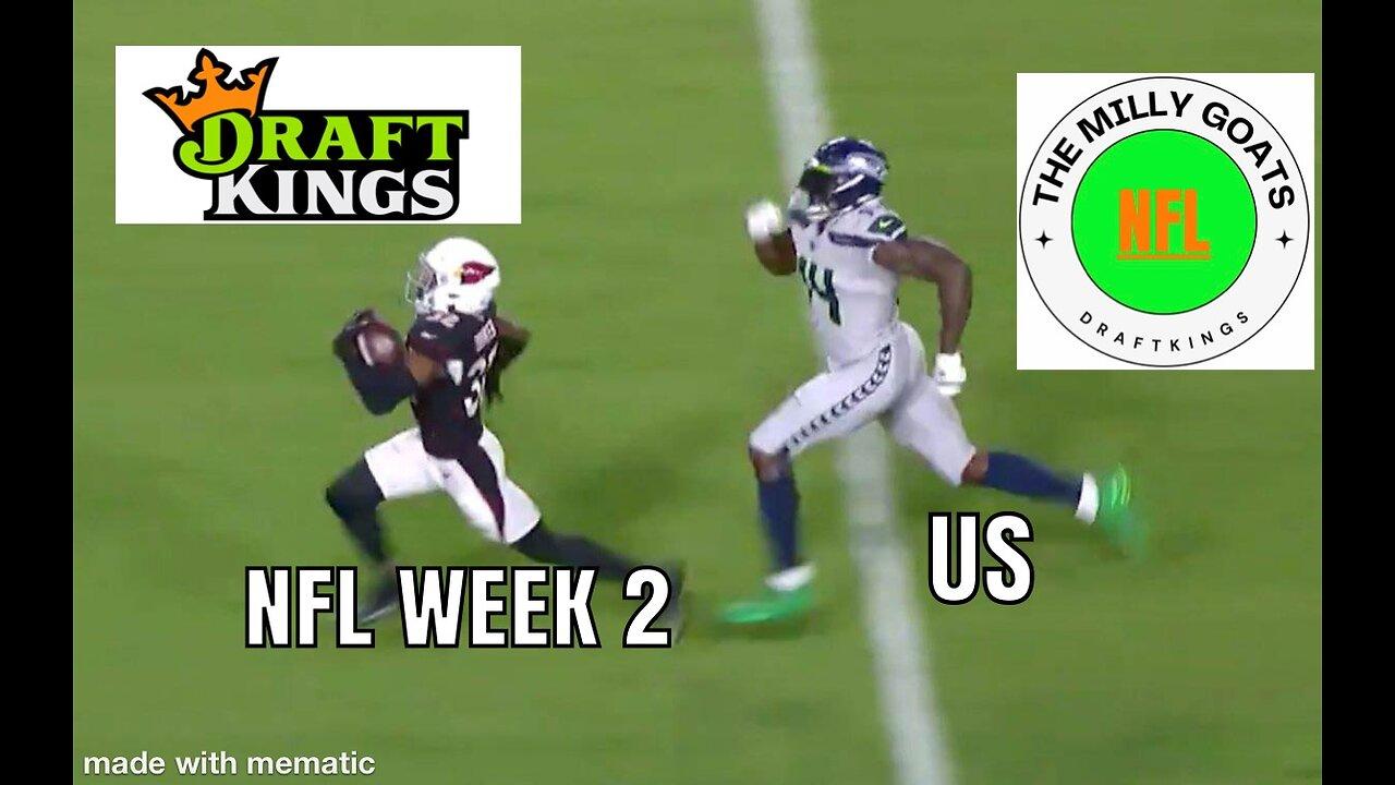 Eagles/Vikings DFS Preview, Week 1 Recap, Looking Glass Week 2 - The Milly Goats