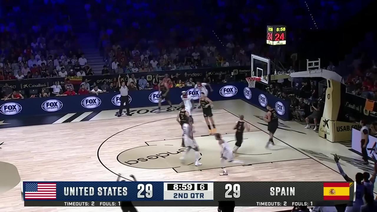 USA vs SPAIN Showcase Full Game Highlights