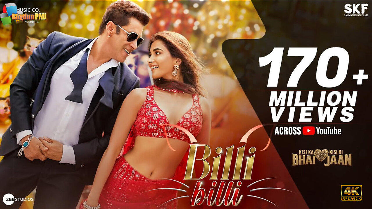 Billi Billi - Kisi Ka Bhai Kisi Ki Jaan | Salman Khan | Pooja Hegde | Venkatesh D | Sukhbir | Kumaar