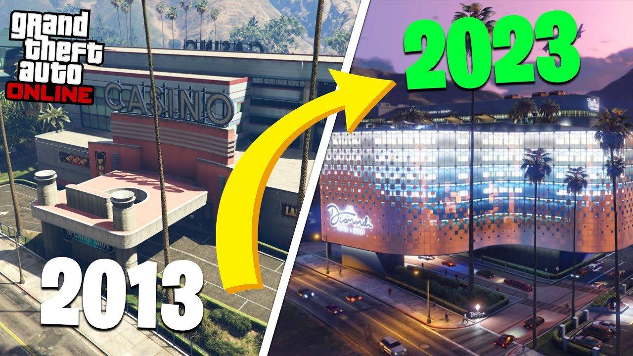 Old GTA Online vs Current GTA Online 2013 vs One News Page VIDEO