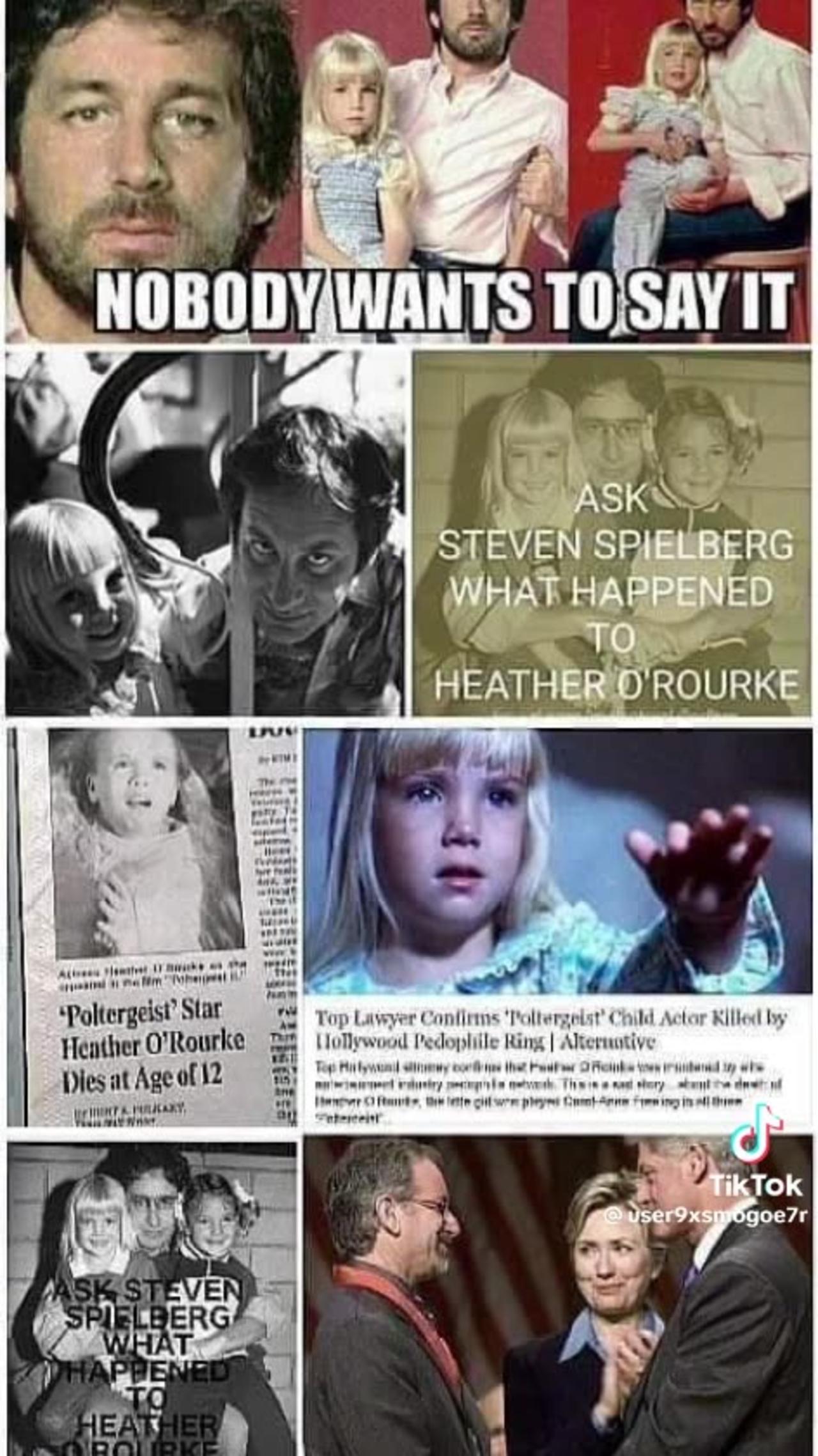 ASK STEVEN SPIELBERG WHAT HAPPENED TO HEATHER O'ROURKE