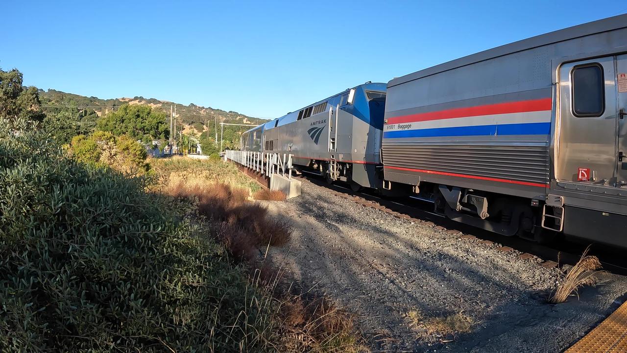 Amtrak Train #11 Coast Starlight in Martinez Ca 9/9/23