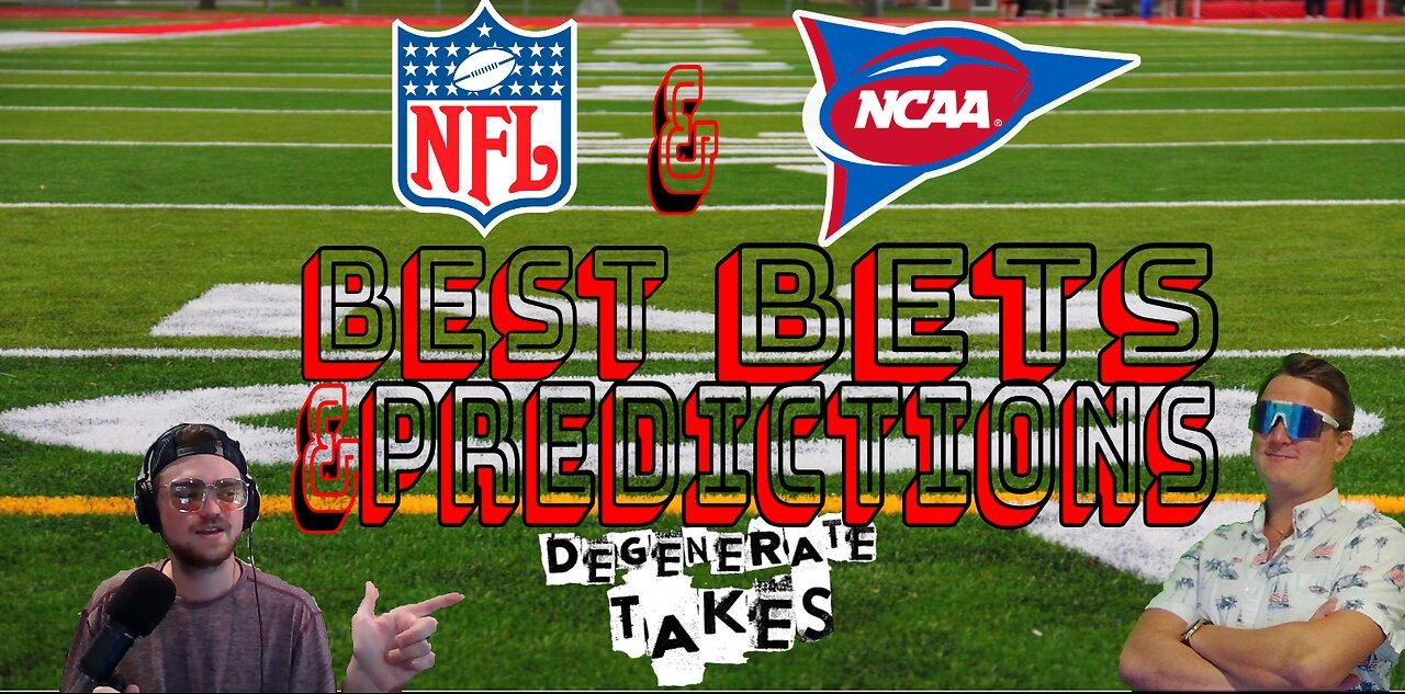 Best Bets and Predictions For This Weekend of Football!