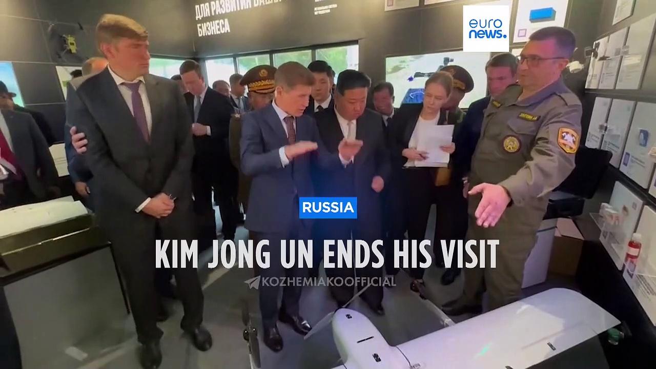 Kim Jong Un concludes six-day trip to Russia's Far East, attends walrus show