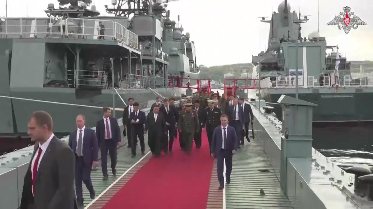 Russia's defence minister shows North Korea's Kim Russian warship | AFP