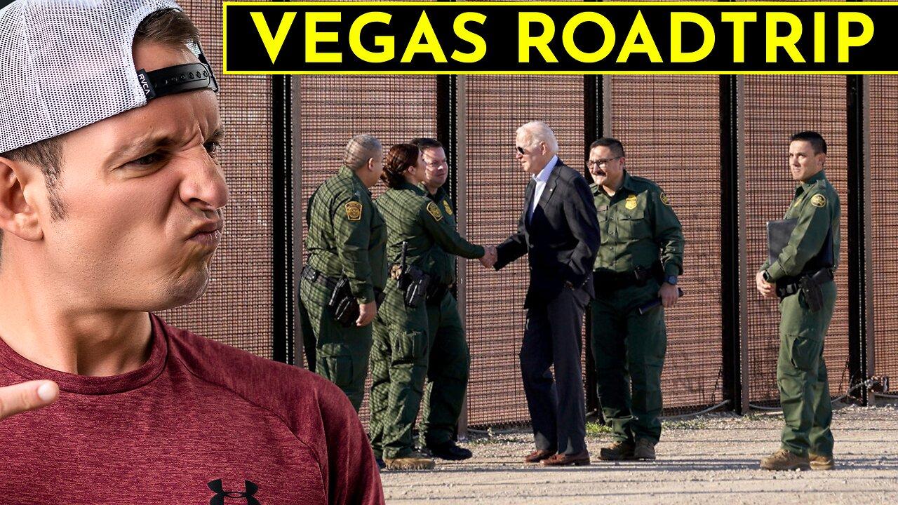 BORDER CRISIS 36hr ROAD TRIP VEGAS CALIFORNIA One News Page VIDEO