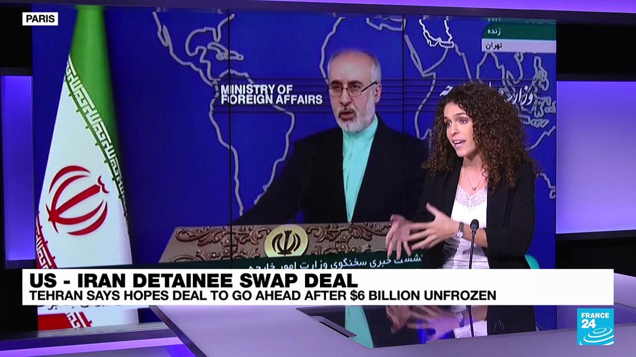 Iran says hopes US prisoner swap will go ahead Monday