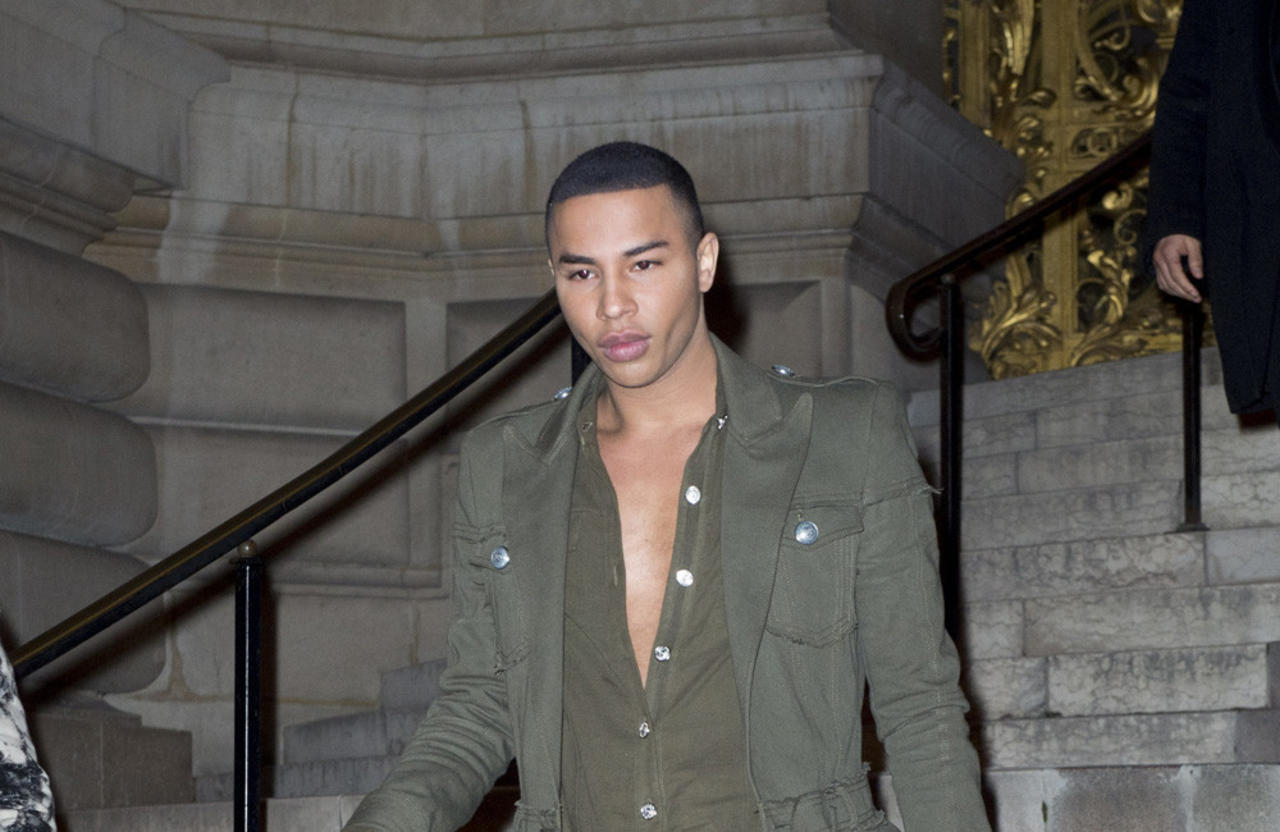 Olivier Rousteing has reported that 50 couture pieces from Balmain have been stolen just before his fashion show