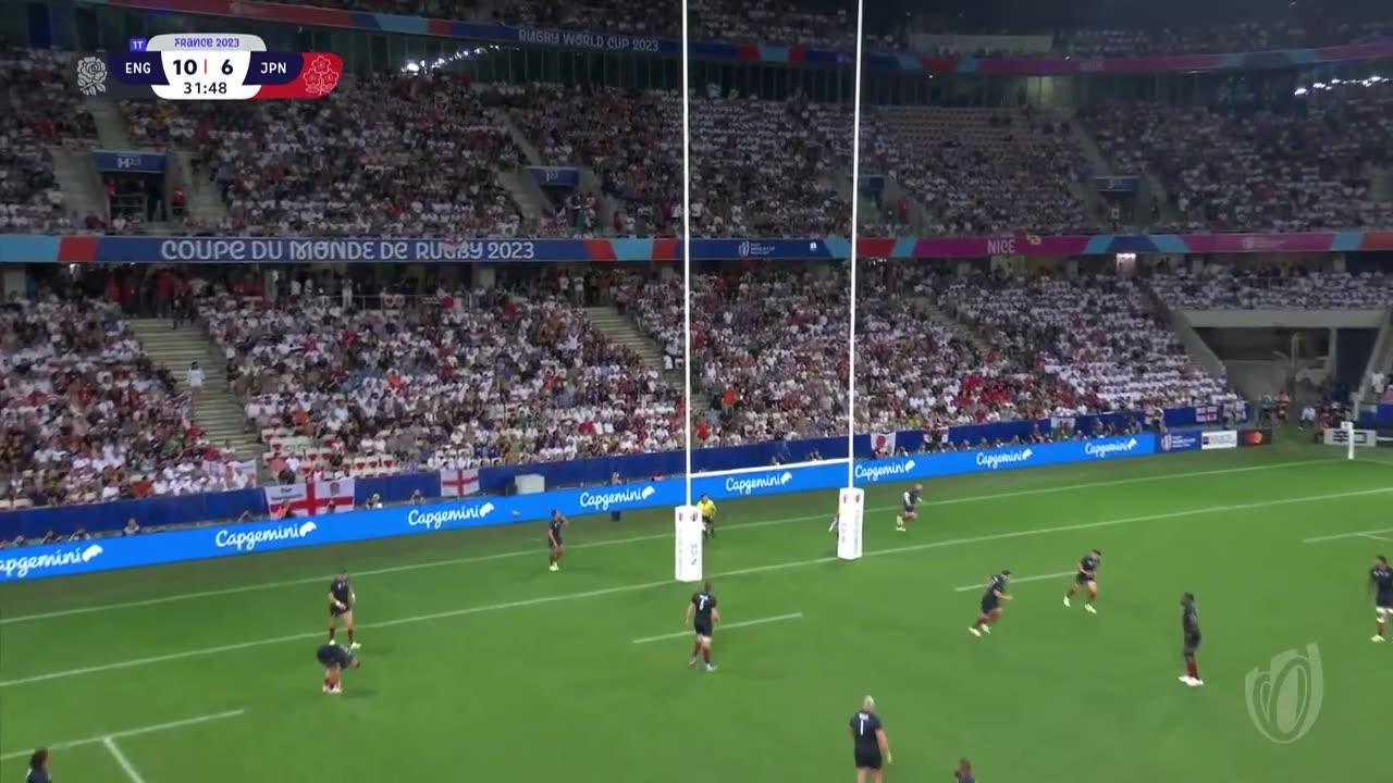 England overcome spirited Japan | England v Japan | Rugby World Cup 2023 Match Highlights