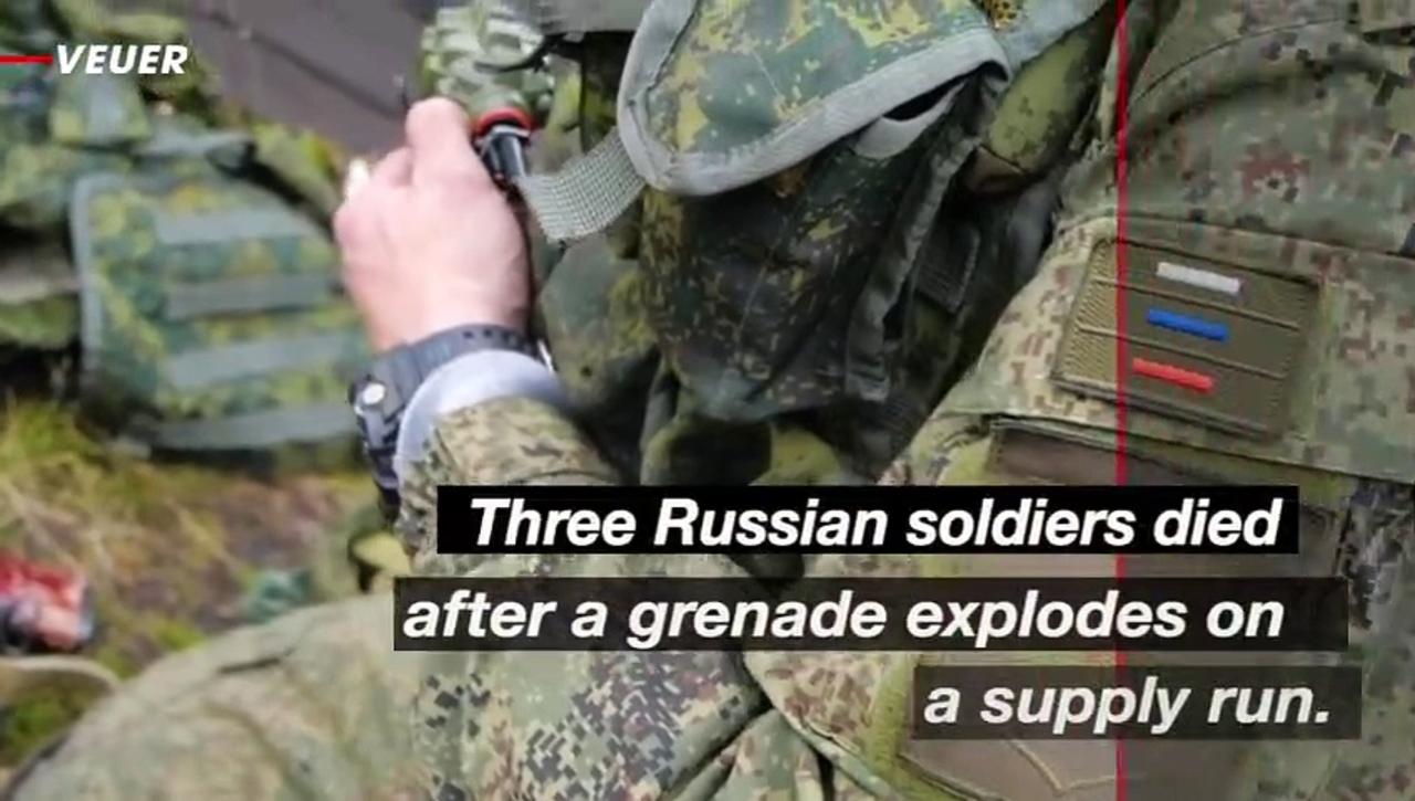 Three Russian Soldiers Dead After Grenade Accident