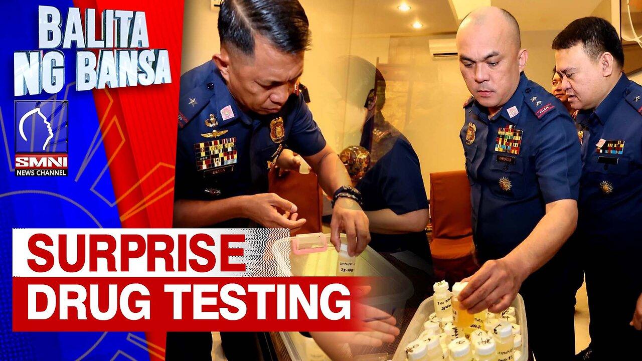 PNP, nagsagawa ng surprise d r*g testing sa kanilang top officials
