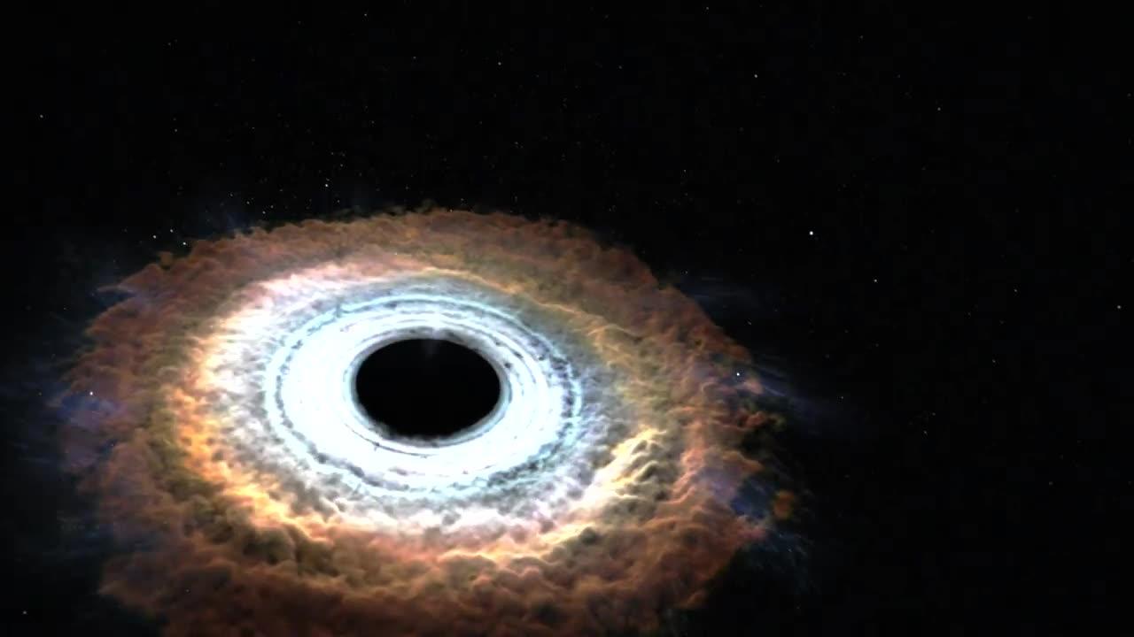 Massive Black Hole Shreds Passing Star #rumble #space