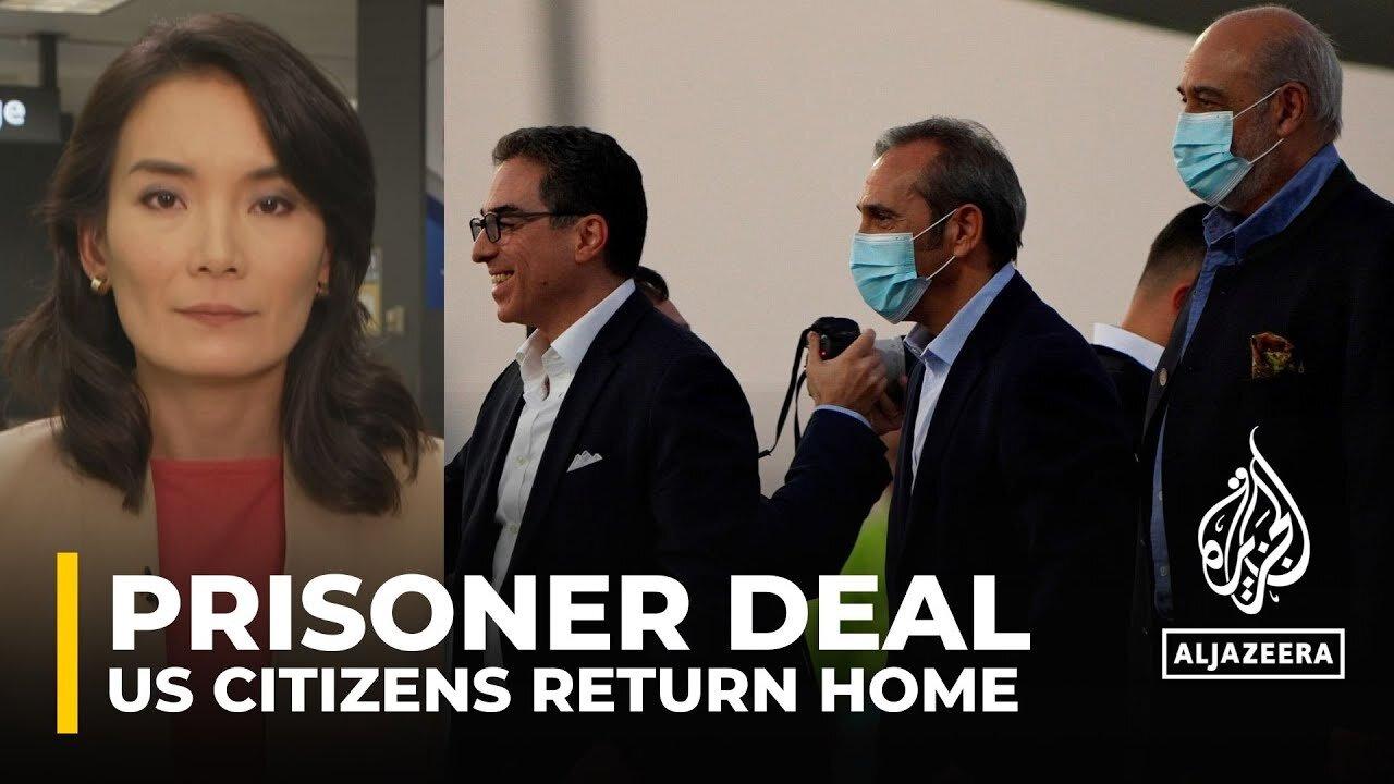 Five US citizens held in Iran return home