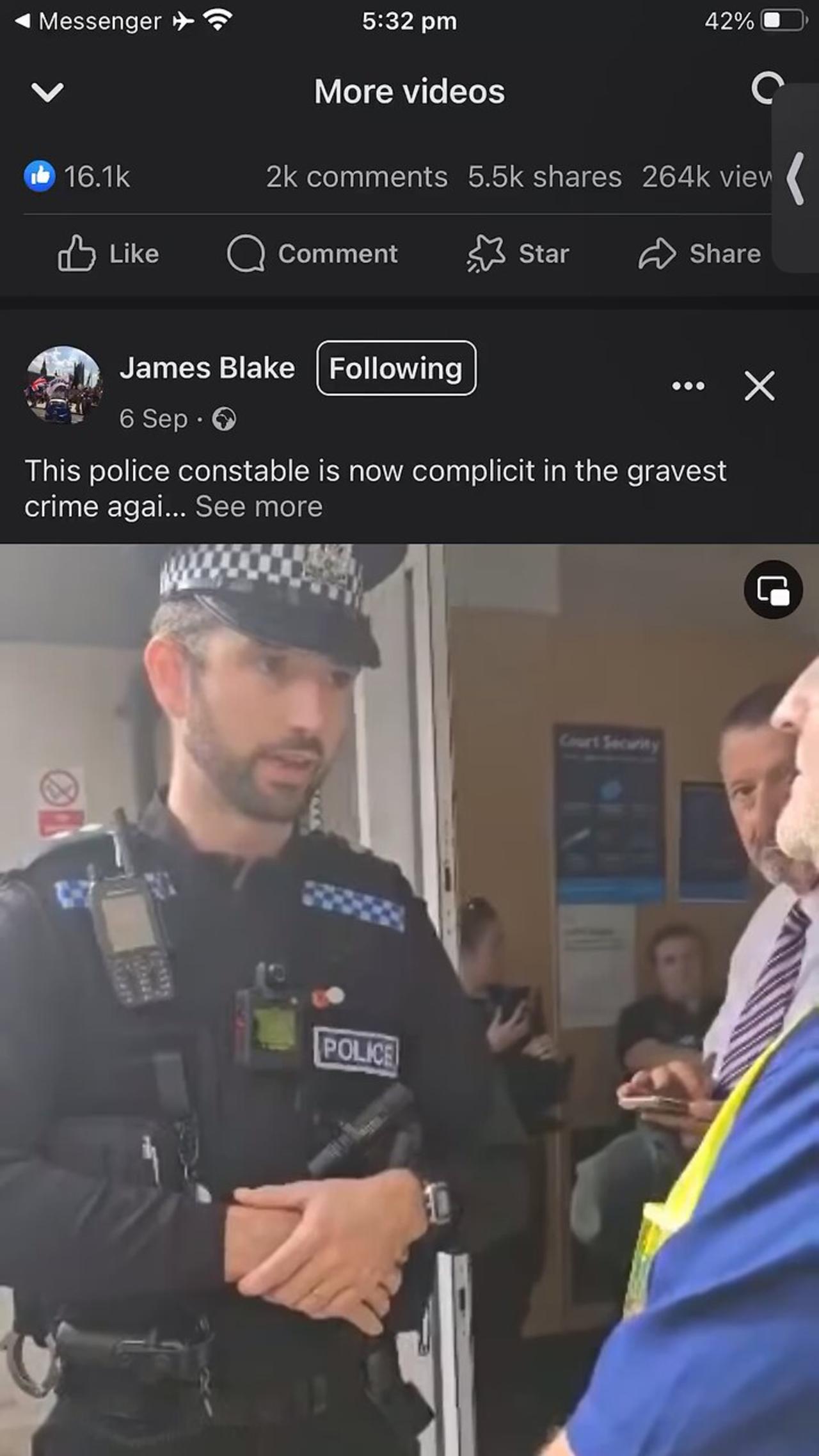 James Blake : police : Counsil UK