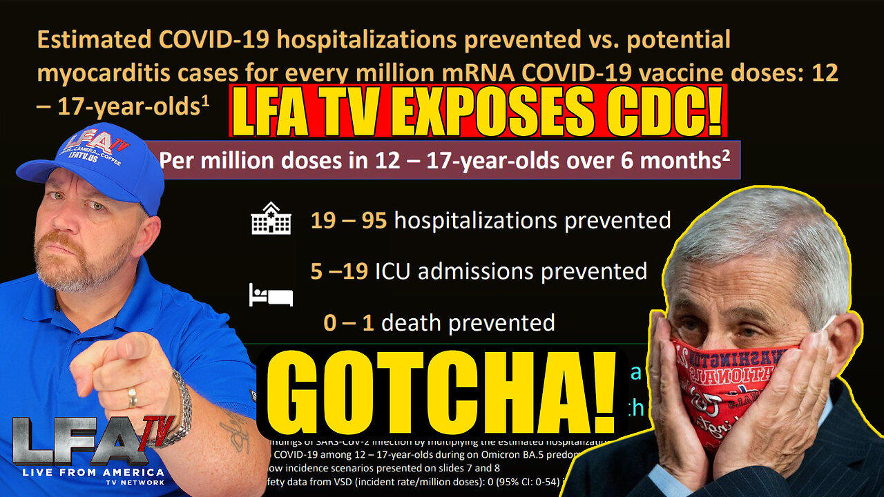 HEY CDC...GOTCHA!! | LIVE FROM AMERICA 9.19.23 5PM
