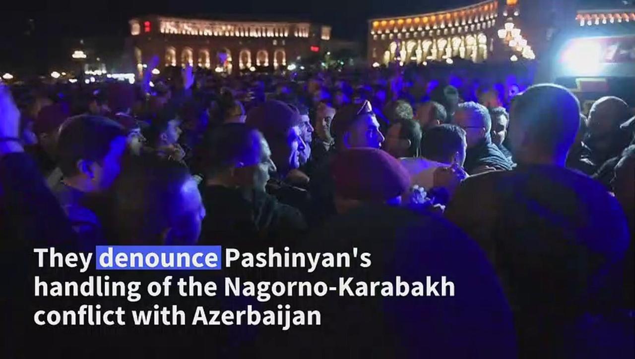 Thousands call on Armenian PM Pashinyan to resign