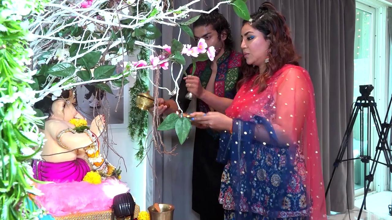 Debina, Gurmeet share glimpse of their Ganesh Chaturthi celebration