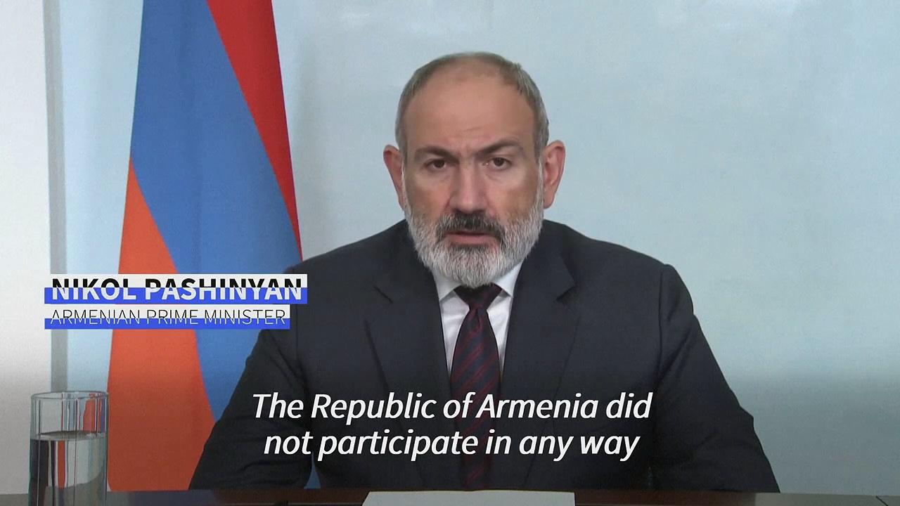 Prime Minister Pashinyan says Armenia did not help draft ceasefire