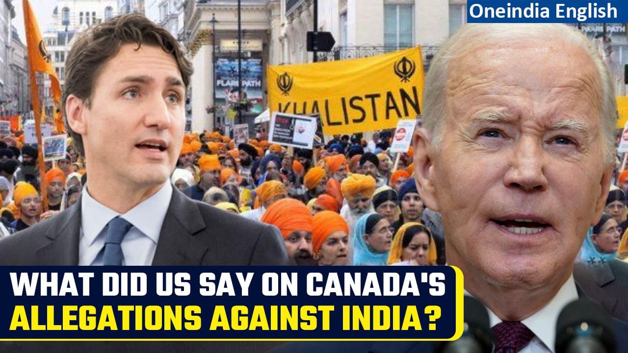 India-Canada Khalistan row: US seeks transparent probe into Trudeau’s allegations | Oneindia News