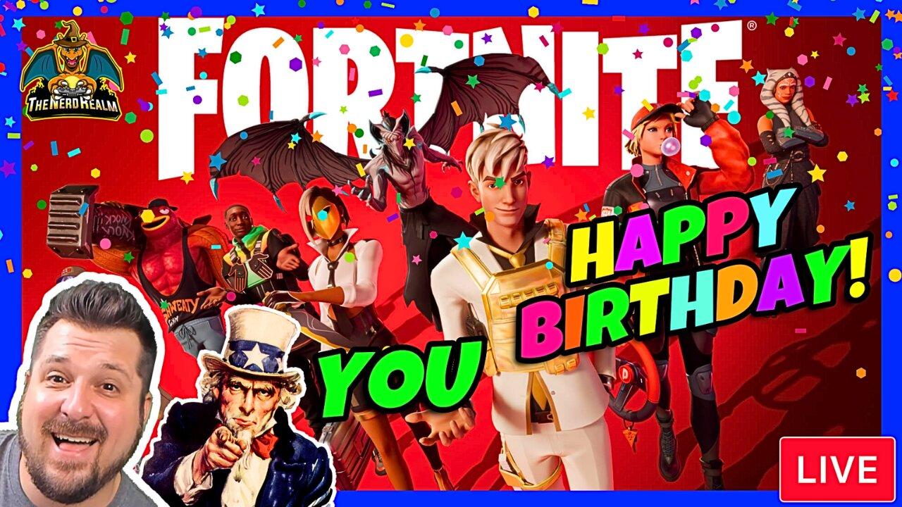 Happy Birthday Fortnite with YOU! Chapter 4 Season 4! Let's Squad Up & Get Some Wins! 9/19/23
