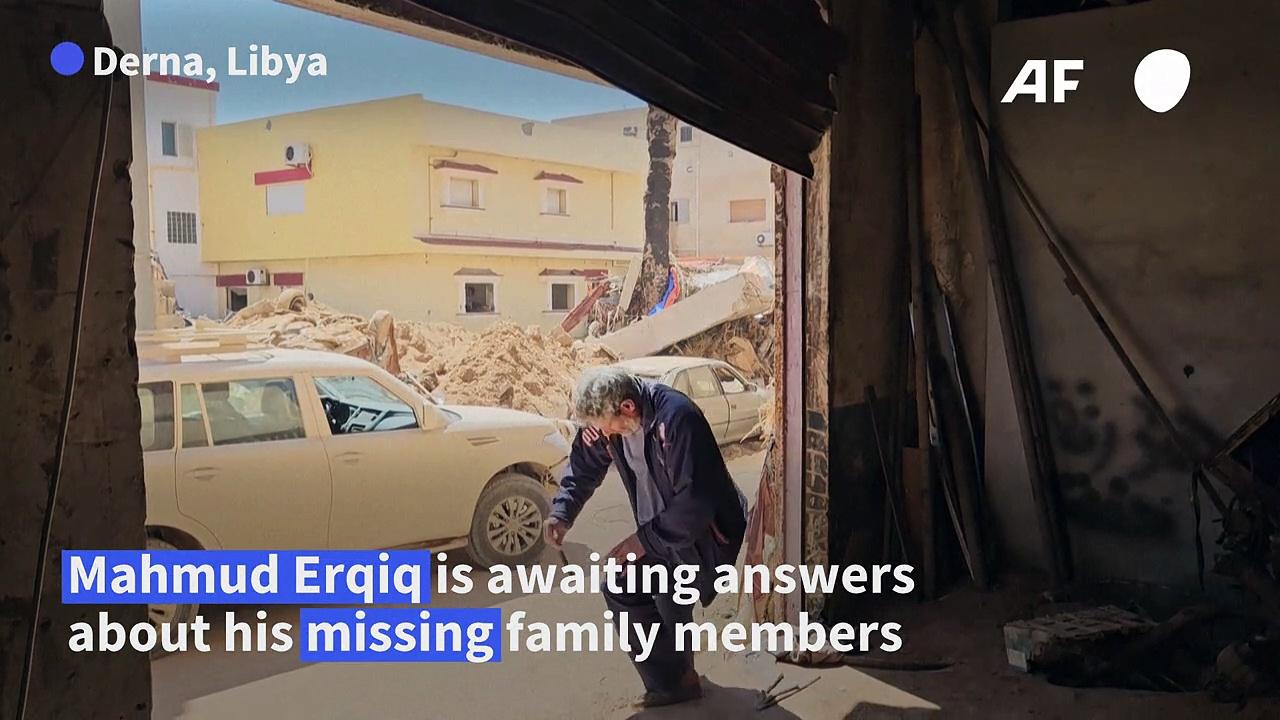 Libya flood survivor endures unbearable wait for missing relatives