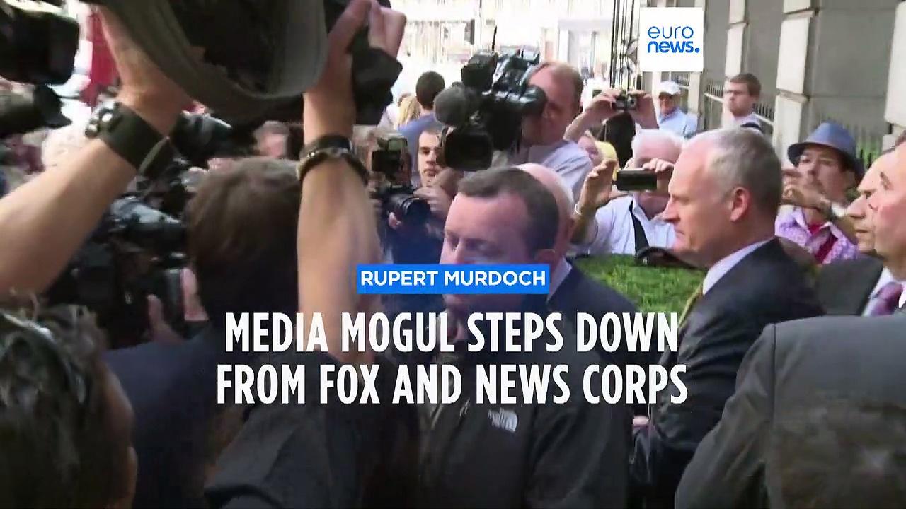 Media mogul Rupert Murdoch steps down as chair of global media empire