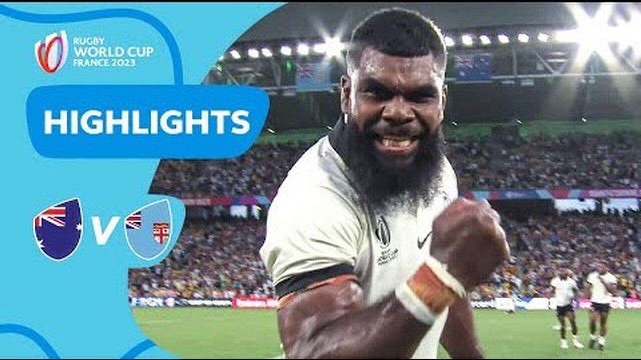 Fiji make HISTORY! | Australia v Fiji | Rugby World Cup 2023 Match Highlights
