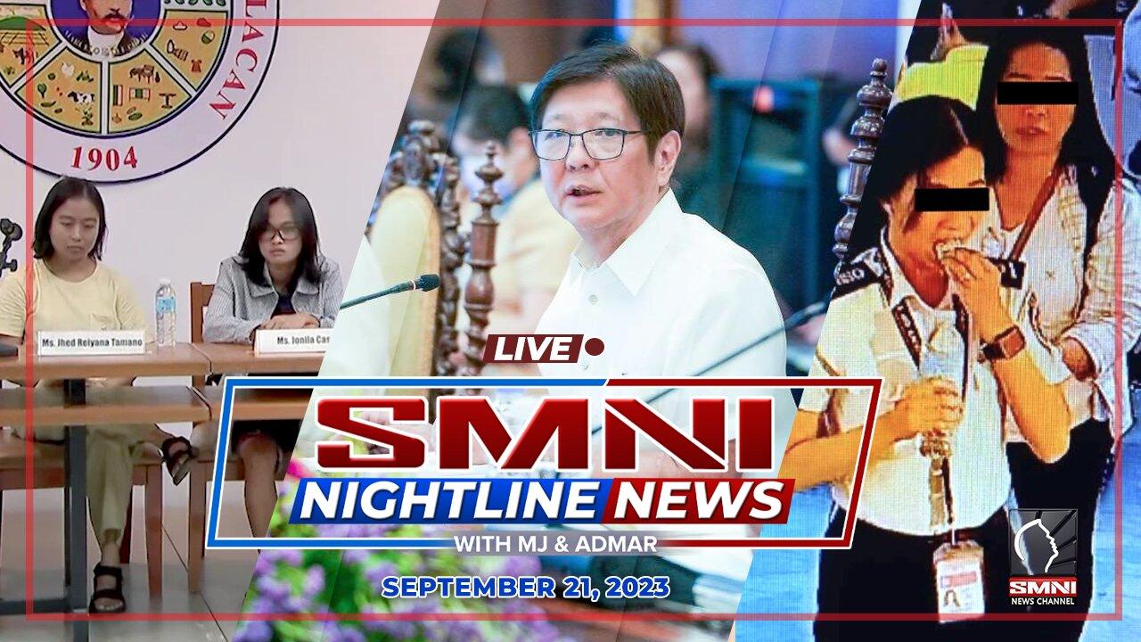 SMNI Nightline News with Admar Vilando & MJ Mondejar | September 21, 2023