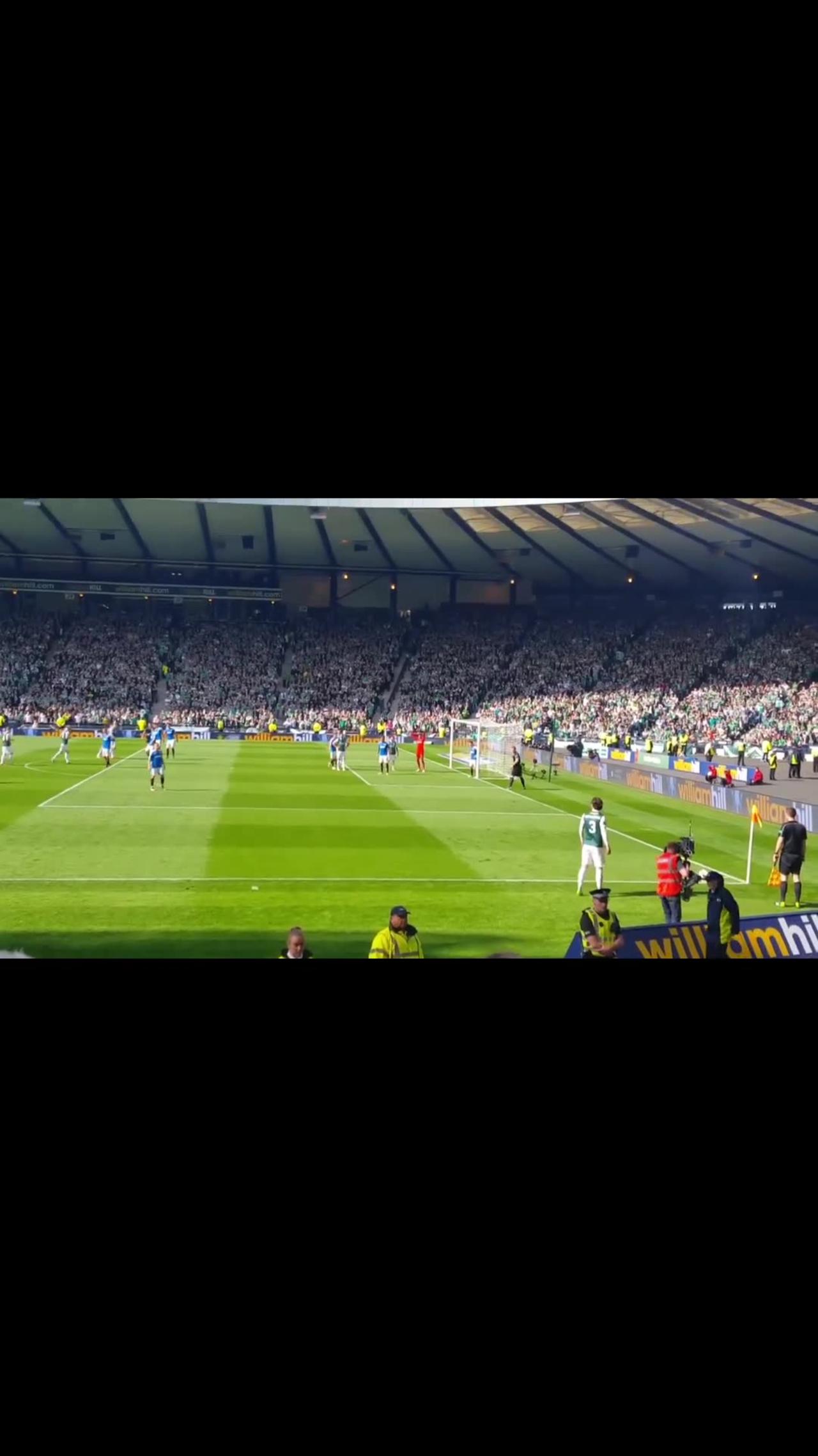 Hibs 3 Rangers 2 edited to Rocky Theme