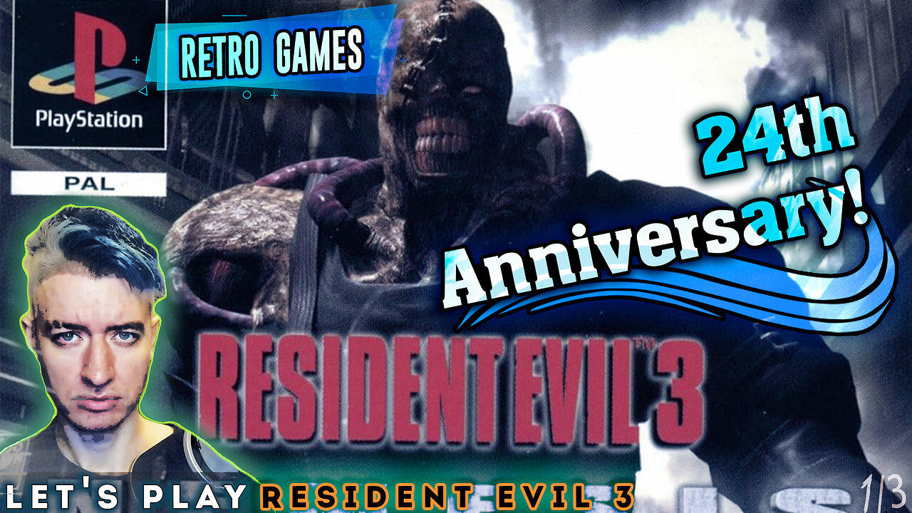 Resident Evil 3 ORIGINAL on PS1 🧟‍♂️ 24th Anniversary Playthrough 🧟‍♂️ Happy B-Day Resi 🎉