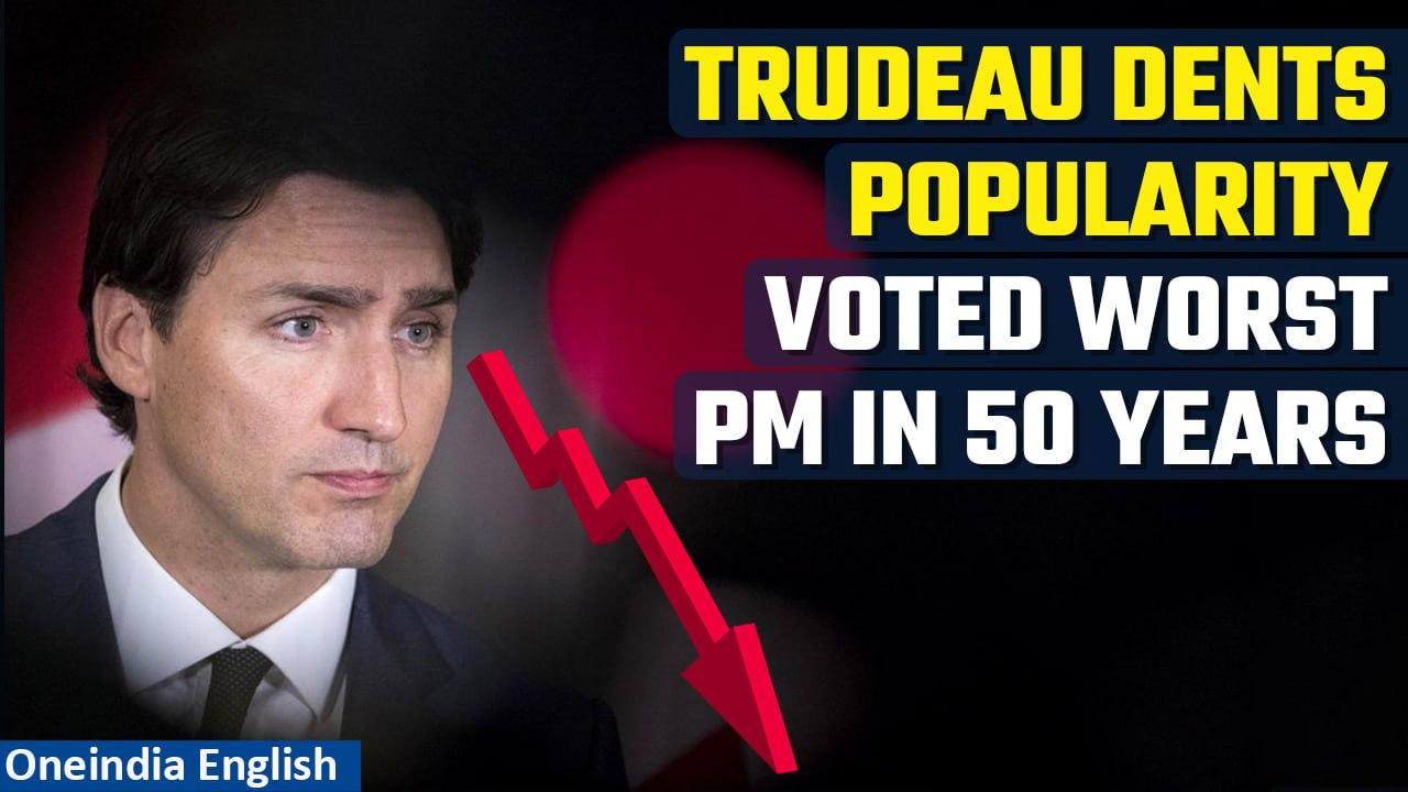 Canada vs India: Justin Trudeau losing popularity, voted worst PM in 50 years | Oneindia News