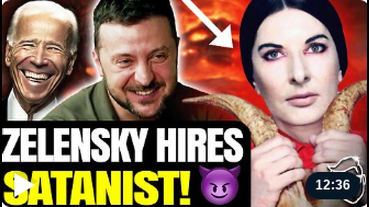 Zelenskyy Names 'Spirit Cooking' Satanist Marina Abramović AMBASSADOR for Ukraine, BUILD Schools 😬