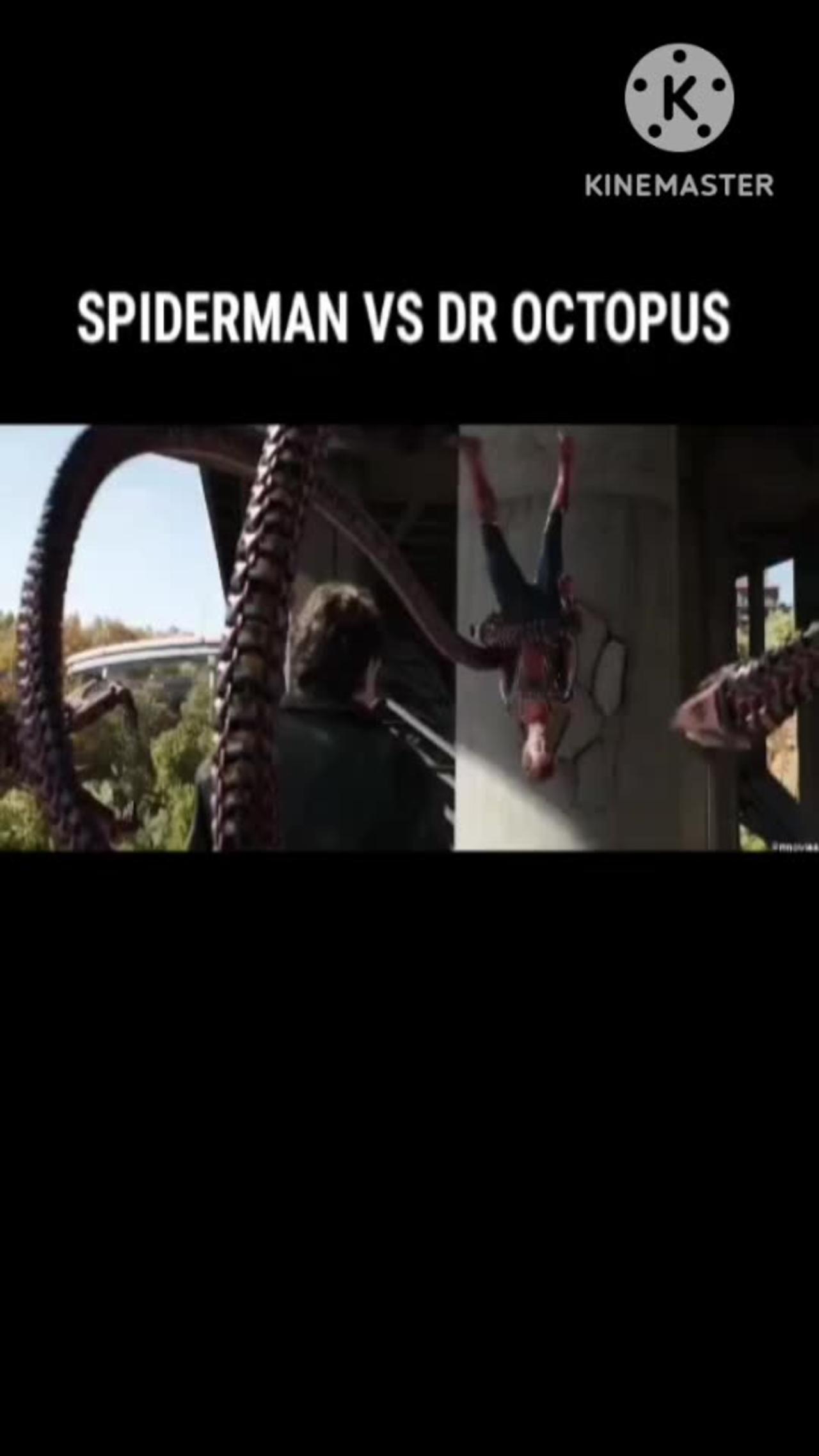 SPIDERMAN VS DR OCTOPUS ACTION SCENE